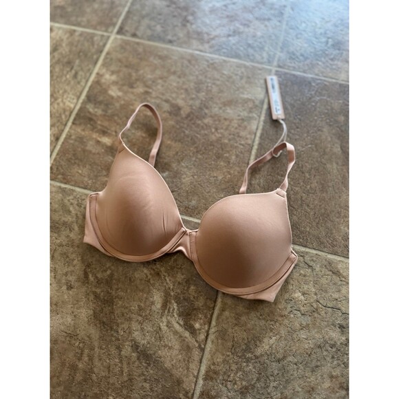 Skims Fits Everybody T-shirt Demi Bra Ochre 32C - Picture 4 of 8